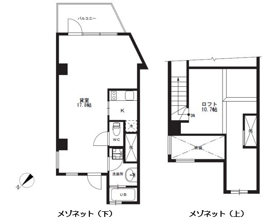 カーメルⅠの間取り