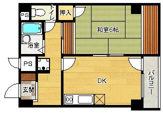 【間取り】 | サンパレス都島