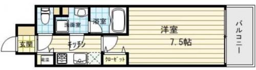【間取り】 | ミヤレジデンス西天満