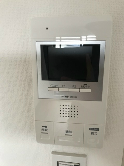 モニター付きインターホン♪