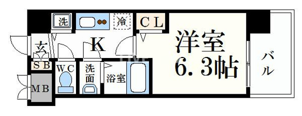 プレサンス京都五条天使突抜