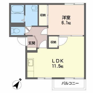 【間取り】 | ハイツ花恵