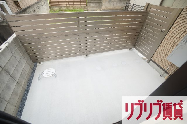 結城野ベースのバルコニー