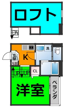 仲介手数料0円！！charme sauleの間取り