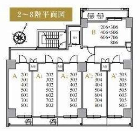 【区画図】レガリス品川サウス