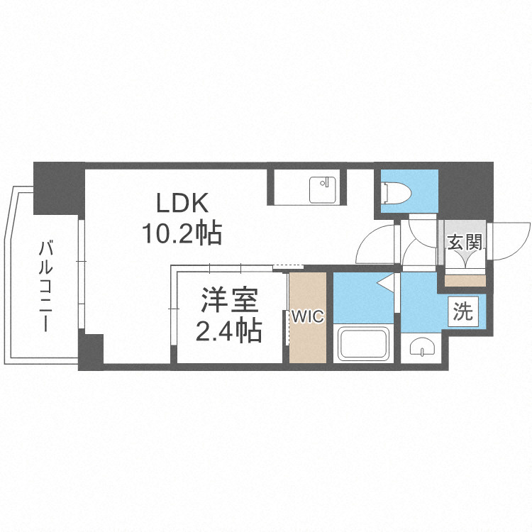 セレニテ本町東リアンの間取り