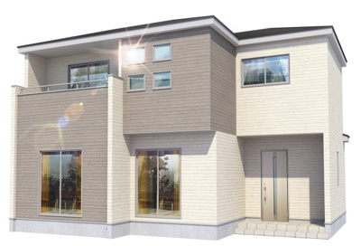 【外観】 | GRAFARE長尾1号棟 | シンプルで飽きの来ない外観♪【外観予想図】