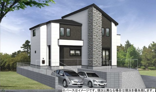 保土ケ谷区新桜ケ丘1丁目の外観パース|令和5年9月に完成予定の新築分譲住宅です。