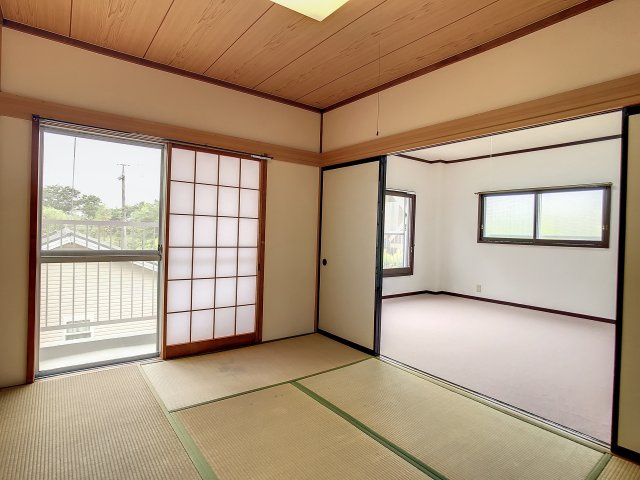 ひとり占めの大空間の和室|襖を開放すればとっても広く使えます！