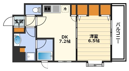 KAISEI梅田の間取り
