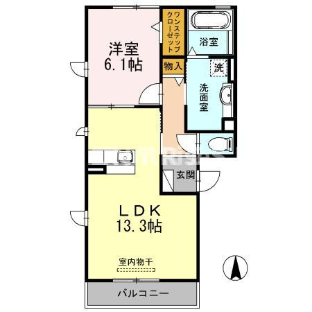 プレミール Ａの間取り