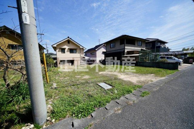 【外観】 | 倉敷市真備町市場　56坪の整形地　建築条件なし♪ | 西側の境界ラインは工作物は何もありません。