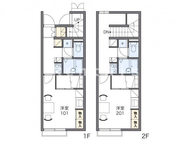 レオパレスエスペランスの間取り|代表的な間取のため実際の間取とは異なる場合があります