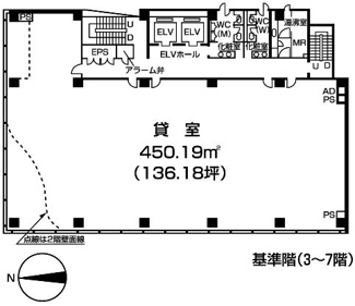 【間取り】 | 郡山虎丸町第一生命ビルディング