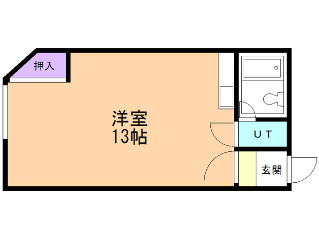 シャンティ清水の間取り