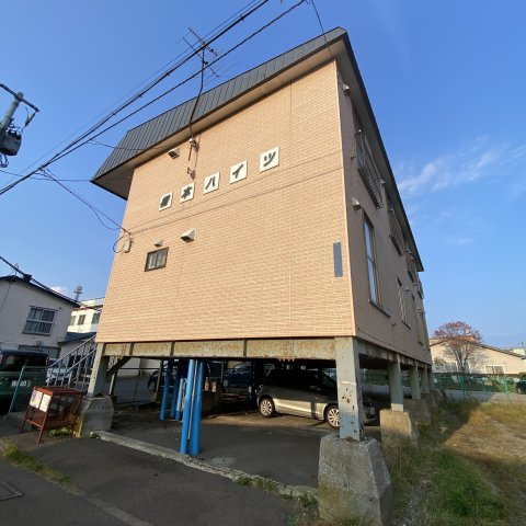 橋本ハイツの外観|外観は落ち着いています