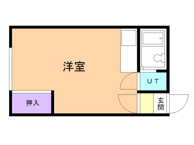 橋本ハイツの間取り