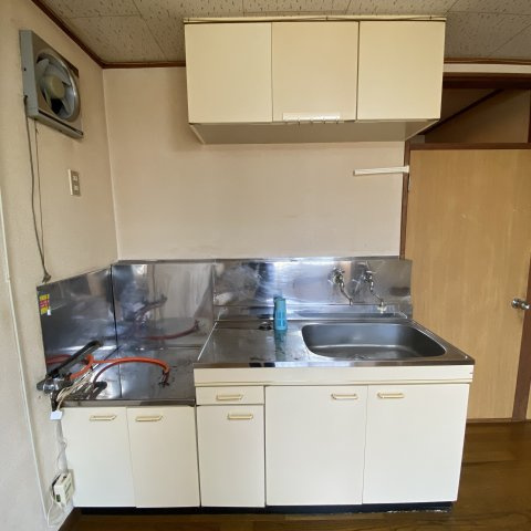 橋本ハイツのキッチン|きれいなキッチンです