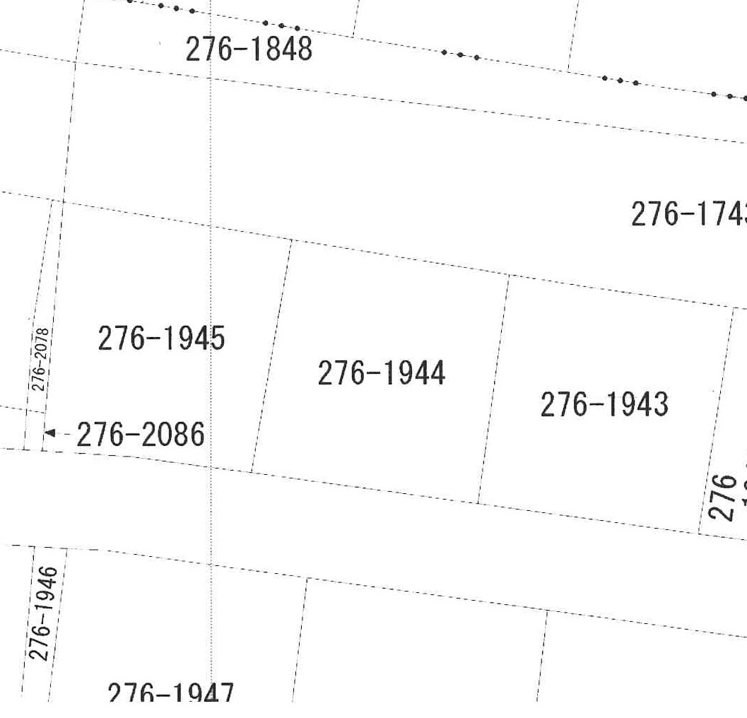 売土地　防府市自由が丘の土地図