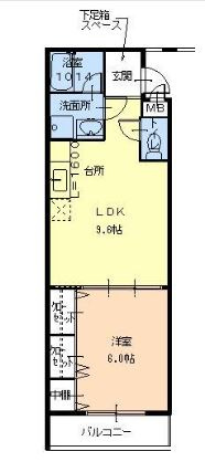 【間取り】 | コリーヌ池上
