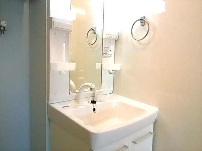 グランツの洗面所|広い洗面スペース