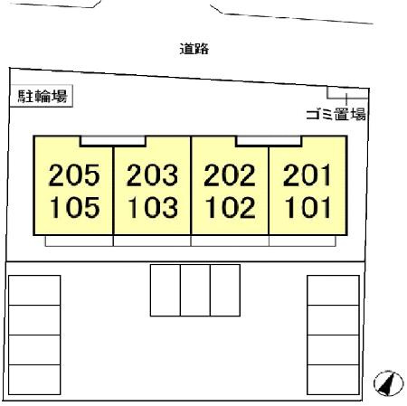 ウインド フィルの区画図