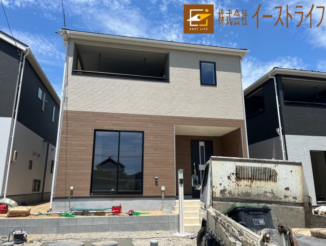 鹿島町米田第3の外観|4号棟の外観です。2023年8月完成予定です。2023年7月撮影