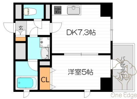 Ｄ’コート東梅田の間取り