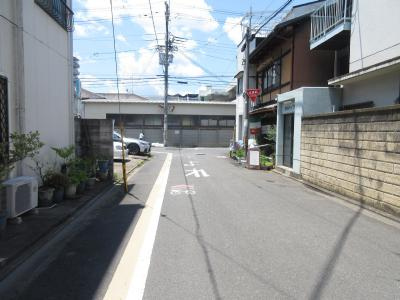 竹田ハイツの地図|前面道路