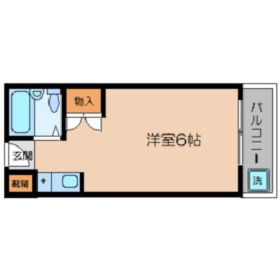 竹田ハイツの間取り
