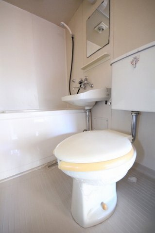 新鹿沼ロイヤルマンションのトイレ|落ち着いた色調のトイレです