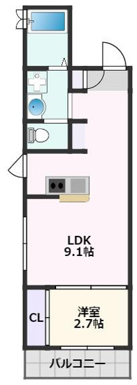 【間取り】 | リアコート関大前EAST