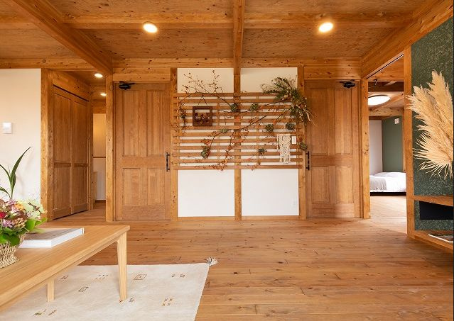 都城市蔵原町の新築一戸建の居間・リビング