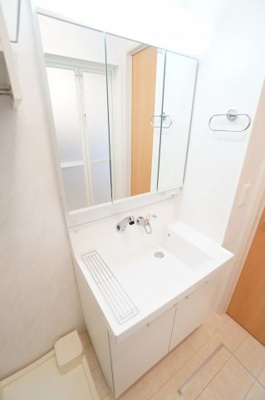 【洗面所】 | ラ・リアンD棟 | ※同物件・反転タイプの写真です。