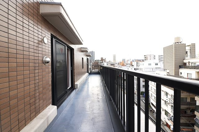 【バルコニー】 | ユニ・アルス真田山南 | 北向きのルーフバルコニーです☆