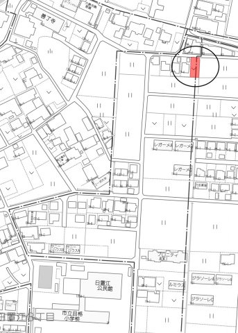 土地　日置江３丁目の地図