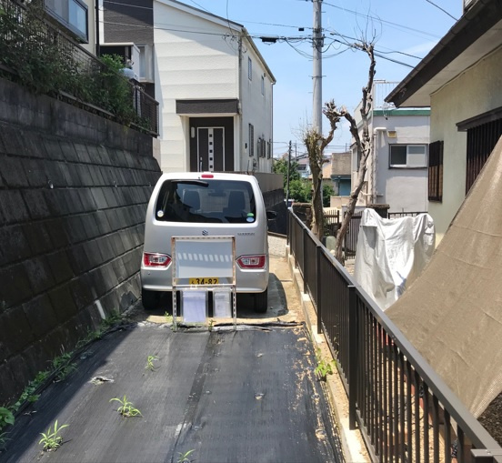 戸塚区平戸２丁目　土地の外観
