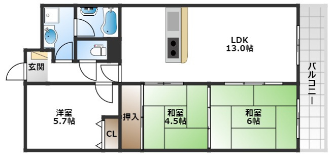【間取り】 | シプレハイツ