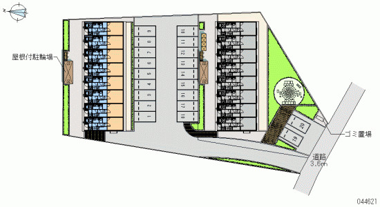 レオネクストミントの区画図