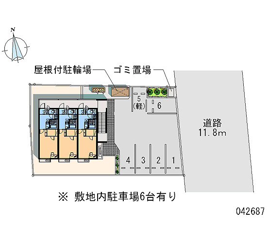 レオネクストクレディの区画図