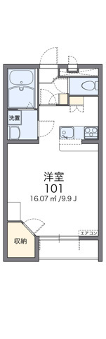 レオパレスせいらcの間取り|画像2