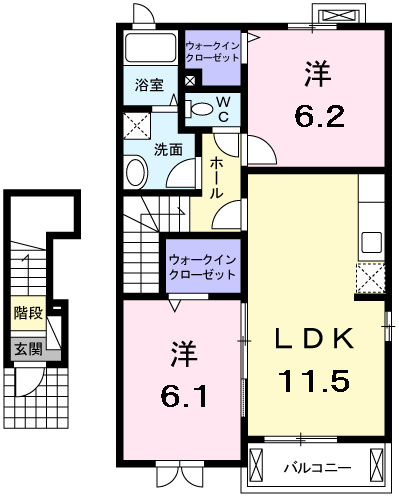 SUNRISE5番館の間取り