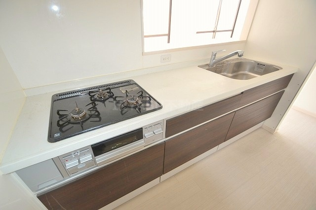 広島市中区江波二本松２丁目の賃貸マンションのキッチン