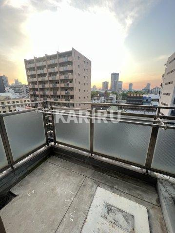 タイムス北櫓のバルコニー