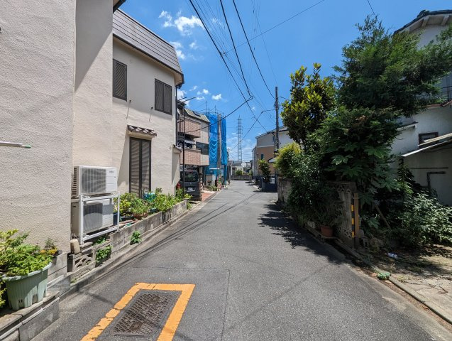 江戸川区西小岩４丁目土地の前面道路含む現地写真