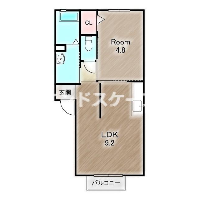 クレシェンテEの間取り|高崎、前橋エリアのお部屋探しはエンドスケープまで！お客様の理想お聞かせ下さい♪