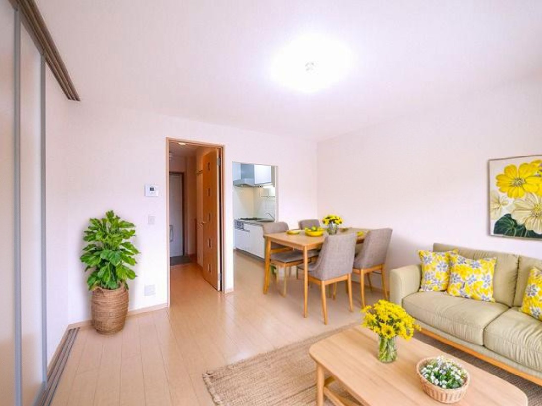 サンロイヤル　Ⅱの居間・リビング|CGで家具等を配置したもので家具等は含まれません