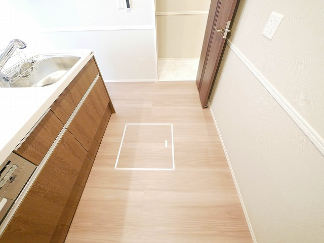 D-ROOMホクレアのキッチン|きれいなキッチンです