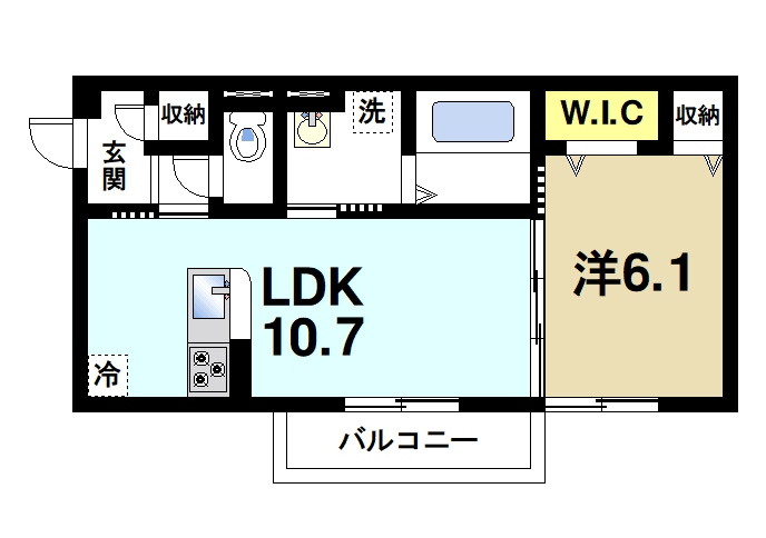 D-ROOMホクレアの間取り