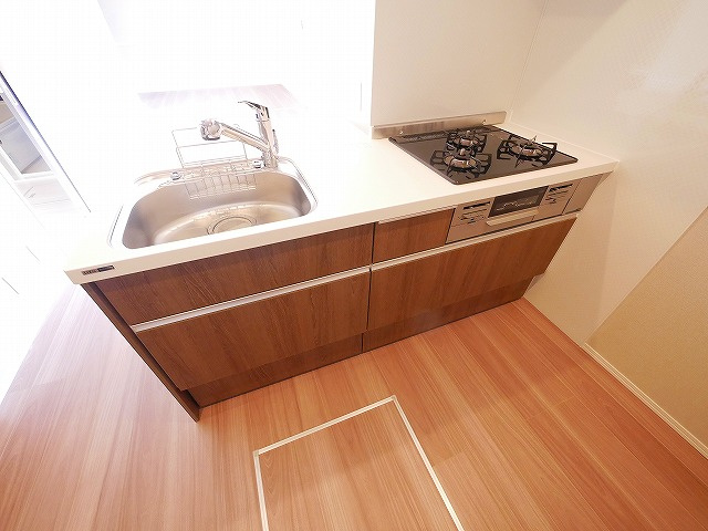 D-ROOMホクレアのキッチン|使いやすいキッチンです